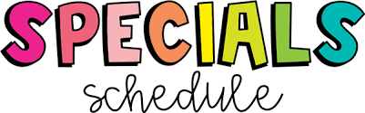 School » Specials Rotation Schedule